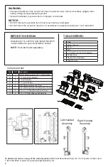 Preview for 2 page of Barrette WEB-REV 6.21 Installation Instructions Manual