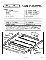 Предварительный просмотр 1 страницы Barricade J123325-JL Quick Start Manual