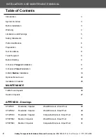 Preview for 2 page of Barrier Systems X-TENSION Installation And Maintenance Manual