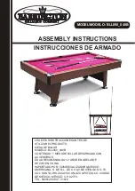 Barrington Billiards BLL090 048B Assembly Instructions Manual preview
