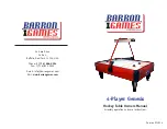 Barron Games 4-Player Genesis Owner'S Manual preview