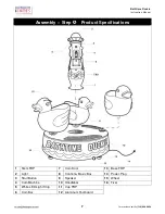 Предварительный просмотр 8 страницы Barron Games Bathtime Duckie Instruction Manual