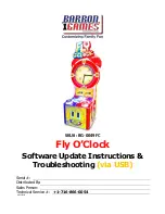 Предварительный просмотр 1 страницы Barron Games Fly O'Clock Software Update Instructions & Troubleshooting