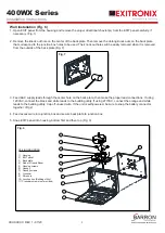 Preview for 3 page of BARRON EXITRONIX 400WX Series Installation Instructions