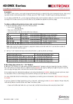 Preview for 5 page of BARRON EXITRONIX 400WX Series Installation Instructions