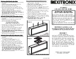 Preview for 1 page of BARRON EXITRONIX 82 Series Manual