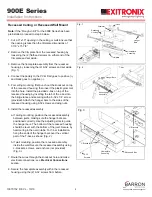 Preview for 4 page of BARRON Exitronix 900E Series Installation Instructions Manual