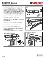 Preview for 2 page of BARRON Exitronix CH900X Series Installation Instructions