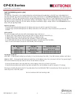 Preview for 4 page of BARRON Exitronix CP-EX Series Installation Instructions