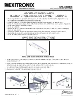 BARRON Exitronix CRL Series Installation Instructions preview