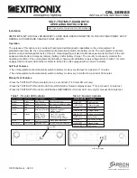 Preview for 3 page of BARRON Exitronix CRL Series Installation Instructions