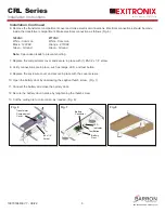 Preview for 3 page of BARRON EXITRONIX CRL Series Installation Instructions