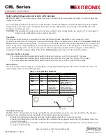 Preview for 4 page of BARRON EXITRONIX CRL Series Installation Instructions