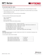 Preview for 4 page of BARRON Exitronix NFT Series Installation Instructions