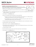 Предварительный просмотр 4 страницы BARRON Exitronix NXFX Series Installation Instructions Manual