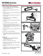 Preview for 2 page of BARRON Exitronix NY900U Series Installation Instructions