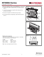 Preview for 4 page of BARRON Exitronix NY900U Series Installation Instructions