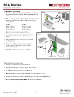 Preview for 3 page of BARRON EXITRONIX SCL Series Installation Instructions