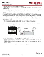 Preview for 5 page of BARRON EXITRONIX SCL Series Installation Instructions