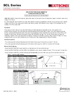 Preview for 4 page of BARRON Exitronix SCL Series Installation Instructions