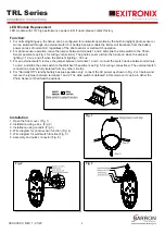 Preview for 2 page of BARRON EXITRONIX TRL Series Installation Instructions