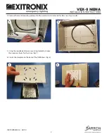 Preview for 2 page of BARRON Exitronix VEX-8 NEMA Installation Instructions Manual