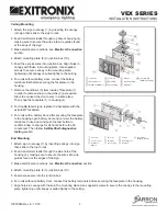 Preview for 2 page of BARRON EXITRONIX VEX Series Installation Instructions Manual