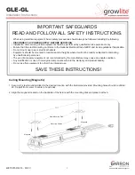 BARRON Growlite GLE-GL Installation Instructions preview