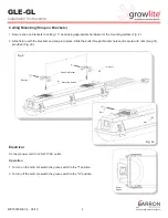 Preview for 2 page of BARRON Growlite GLE-GL Installation Instructions