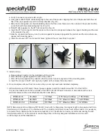 Preview for 3 page of BARRON Speciality LED FBTCJ-24V Installation Instructions