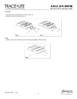 Preview for 2 page of BARRON TRACE-LITE AXL2 Installation Instructions