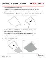 Preview for 2 page of BARRON Trace-Lite LP22-SMK Installation Instructions