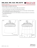 Preview for 2 page of BARRON TRACE-LITE RHL-ACR Installation Instructions