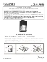 BARRON TRACE-LITE TL101 Installation Instructions preview