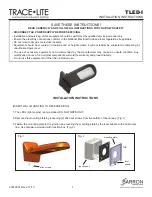 BARRON Trace-Lite TLED-I Series Installation Instructions preview