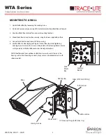 Preview for 2 page of BARRON TRACE-LITE WTA Series Installation Instructions