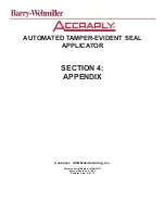 Предварительный просмотр 97 страницы Barry-Wehmiller Accraply 204RH Operation And Maintenance Manual