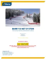 Barry B-Net Technical Specifications And Installation Manuallines preview