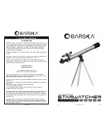 Preview for 1 page of Barska 60050 Starwatcher Manual