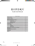 Preview for 1 page of Barska Edge SoundDeck TR-100 User Manual