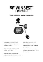 Preview for 1 page of Barska WINBEST Elite Edition Manual