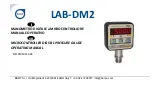 Preview for 1 page of BART LAB-DM2 Operating Manual