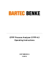 BARTEC BENKE CFPP-4.2 Operating Instructions Manual preview