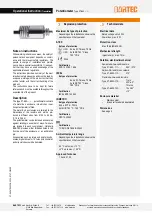 Предварительный просмотр 1 страницы Bartec 07-662 Series Operational Instruction