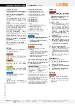 Предварительный просмотр 2 страницы Bartec 07-662 Series Operational Instruction