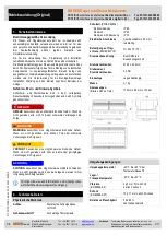 Предварительный просмотр 4 страницы Bartec 07-7331-2305/.000 Operation Instruction Manual