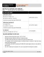 Preview for 6 page of Bartec B7-A2Z0-0032 Installation Instructions Manual