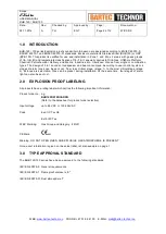 Preview for 2 page of Bartec BHB 15 Technical Manual