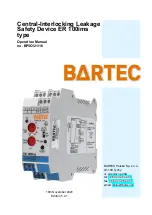 Предварительный просмотр 1 страницы Bartec ER 100ims Operation Manual