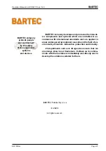 Предварительный просмотр 21 страницы Bartec ER 100ims Operation Manual